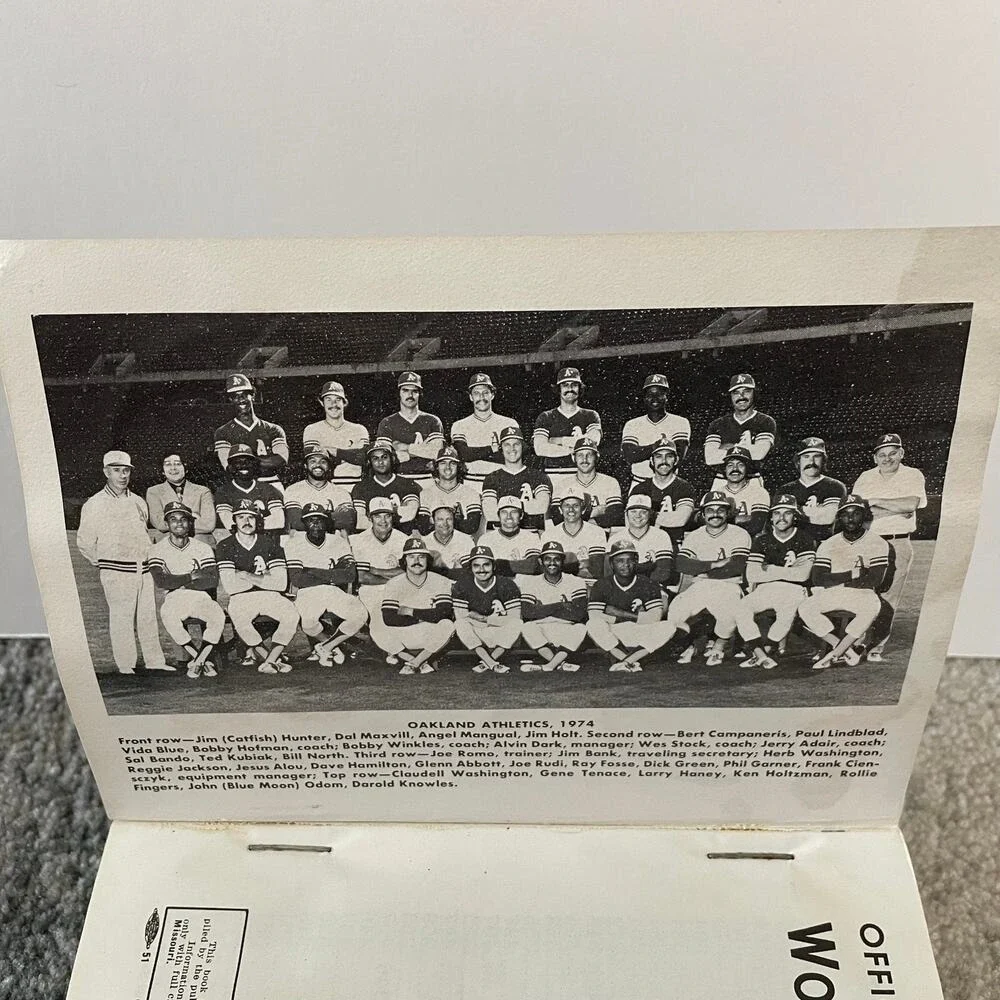 Official World Series Records 1903-1974 paperback